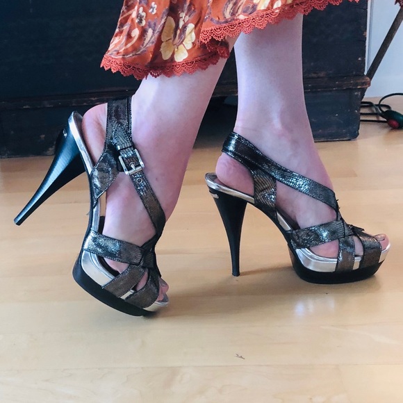 Michael Kors Shoes - ♥️ Michael Kors ♥️ Silver Heels